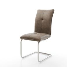 Jedálenská stolička Maddy-Flex taupe vintage konzolová základňa