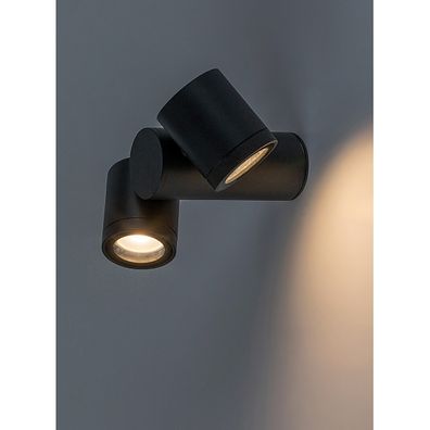 Rabalux 77111 - Vonkajšie nástenné svietidlo ENOL 2xGU10/35W/230V IP44