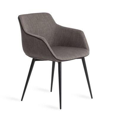 Estila Moderná jedálenská stolička Forma Moderna s čiernymi nožičkami 77cm