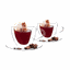 Termo poháre, set 2 ks, šálka Heart s podšálkami, v tvare srdca, 150 ml, HOTCOOL TYP 5