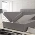 Posteľ Boxspring Divalia 200 x 180, hnedá (látka - bd 04)