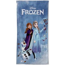 Bavlnená plážová osuška Ľadové kráľovstvo - Frozen - licencia Disney - 100% bavlna, froté s gramážou 320 g/m² - 70 x 140 cm