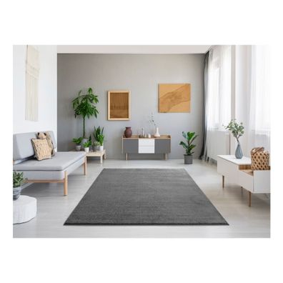 Tmavosivý koberec Universal Montana, 140 × 200 cm