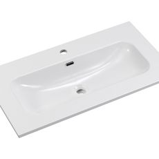 Comad Keramické zápustné umyvadlo Fly DP 80 cm bílé