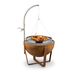 Blumfeldt Blum Fire Globe, ohnisko s grilom, O 60 cm, oceľ