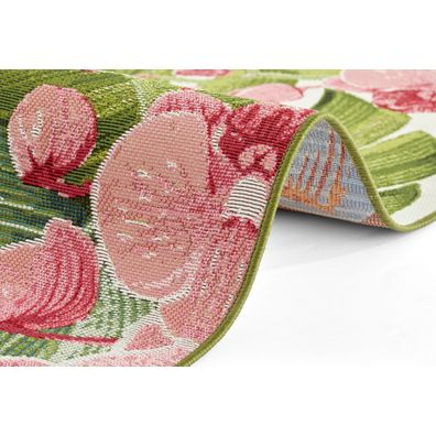 Hanse Home , Kusový koberec Flair 105614 Tropical Flamingo Multicolored – na von aj na doma, 240x340, viacfarebná, chodba / predsieň