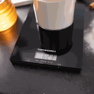 TEMPO-KONDELA BORIA, digitálna kuchynská váha, čierna