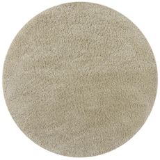 Flair Rugs koberce Kusový koberec Shaggy Teddy Natural kruh - 133x133 (priemer) kruh cm