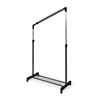 Compactor Stojan na šaty pod schody Stairs Black, 91,5 x 45 x 102-170 cm