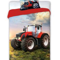 Obliečky bavlnené Deluxe 3D 200x140cm+90x70cm Traktor Faro