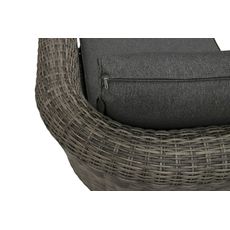 Deokork Ratanové PRAVÉ ukončenie BORNEO LUXURY (sivá)