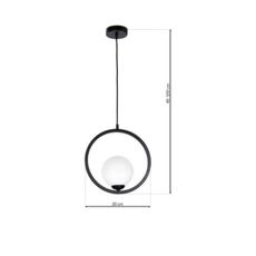 Luster na lanku BOSTON 1xE14/40W/230V