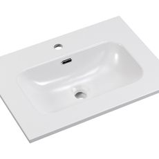 Comad Keramické zápustné umyvadlo Fly DP 60 cm bílé