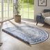 NORTHRUGS - Hanse Home koberce Kusový koberec Twin Supreme 104166 Siruma Blue/Cream – na von aj na doma - 200x200 (priemer) kruh cm