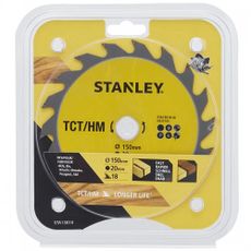Pilový kotúč TCT/HM na pozdĺžne rezy 150 x 20 mm, 18 zubov Stanley STA13010