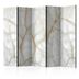 Paraván White Marble Dekorhome 135x172 cm (3-dielny)