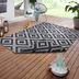 NORTHRUGS - Hanse Home koberce Kusový koberec Twin-Wendeteppiche 105461 Night Silver – na von aj na doma - 200x290 cm