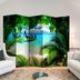 Paraván Tropical Paradise Dekorhome 135x172 cm (3-dielny)