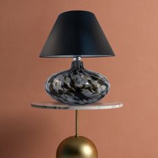 Zuma Line 5525BK - Stolná lampa ADANA 1xE27/60W/230V čierna