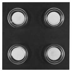 Ledvance -LED Kúpeľňové stropné svietidlo ORBIS FLAME 4xLED/5,5W/230V IP44 čierna