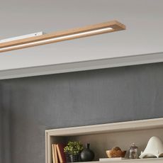 Brilagi - LED RGBW Stmievateľný panel WOODY FRAME LED/34W/230V dub + DO