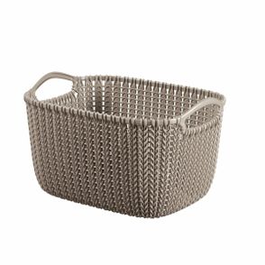 Curver Úložný box Knit 8 l, hnedá