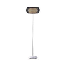 Searchlight 60002 - Stojacia lampa 2xE27/60W/230V čierna