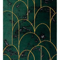 Dywany Łuszczów Kusový koberec Emerald 1016 green and gold - 140x190 cm