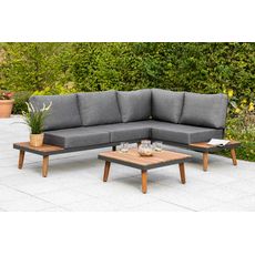 Gardenson TERASOVÁ SEDACIA SÚPRAVA drevo, kov, textil