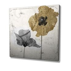 Wallity Obraz na plátne Poppies KC142 45x45 cm