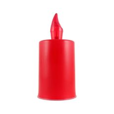 LED Sviečka LED/2xAA teplá biela 10,8 cm červená