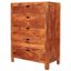 indickynabytok.sk - Komoda Amba 90x120x45 z indického masívu palisander