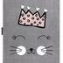 Dywany Łuszczów Detský kusový koberec Petit Cat crown grey - 200x290 cm