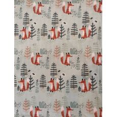 Deka Fleece Vianočná Líšky 150x200cm TiaHome