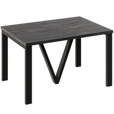Rozkladací stôl 130-405 cm Titan čierny betón