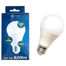 Žiarovka LED A60 9W E27 6500K EKZA030