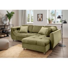 Livetastic ROHOVÁ SEDACIA SÚPRAVA, textil, zelená