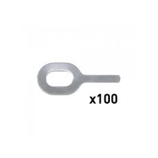 Rovné hliníkové ťahadlá GYS AlMg3 1 mm pre ARC PULL - 100ks