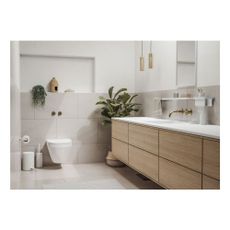Biela WC kefa Zone Rim