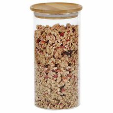 Kesper 38010 Skladovacia sklenená dóza, pr. 10 cm, 1200 ml