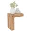 Linea Natura NOČNÝ STOLÍK, dub, farba duba, 41/45/32 cm