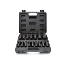 GEKO Sada 16 nástrčných rázových hlavíc 1/2" 10-32mm