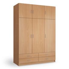 Šatníková skriňa Stella 135x194x55 - buk