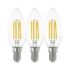 SADA 3x LED Žiarovka VINTAGE C35 E14/4W/230V 2700K - Eglo 12811