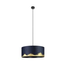 Eglo 39974 - Luster na lanku CASUARITA 1xE27/40W/230V pr. 53 cm modrá/zlatá