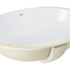 Zápustné umývadlo Grohe Bau Ceramic 56x42 cm alpská biela bez otvoru pre batériu 39423000