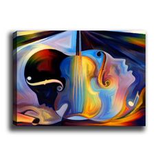 Wallity Obraz ABSTRACT MUSIC 70 x 100 cm