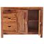 indickynabytok.sk - Komoda Amba 120x90x45 z indického masívu palisander