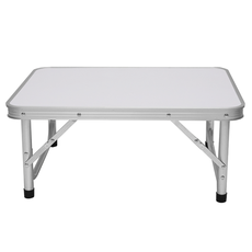 Skladací kempingový stôl, 60 cm, hliník/MDF, KEPI TYP 2