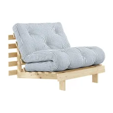 Biele/svetlo modré kreslo Roots - Karup Design